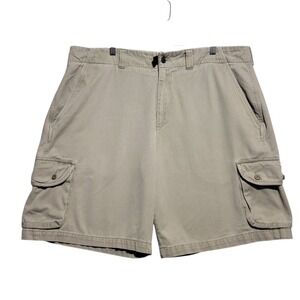 VTG 90s Nike ACG Cargo Shorts Mens 40 x 9 Beige All Conditions Gear Casual Baggy